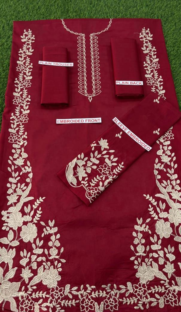 AZURE EMBROIDED LAWN 2PC