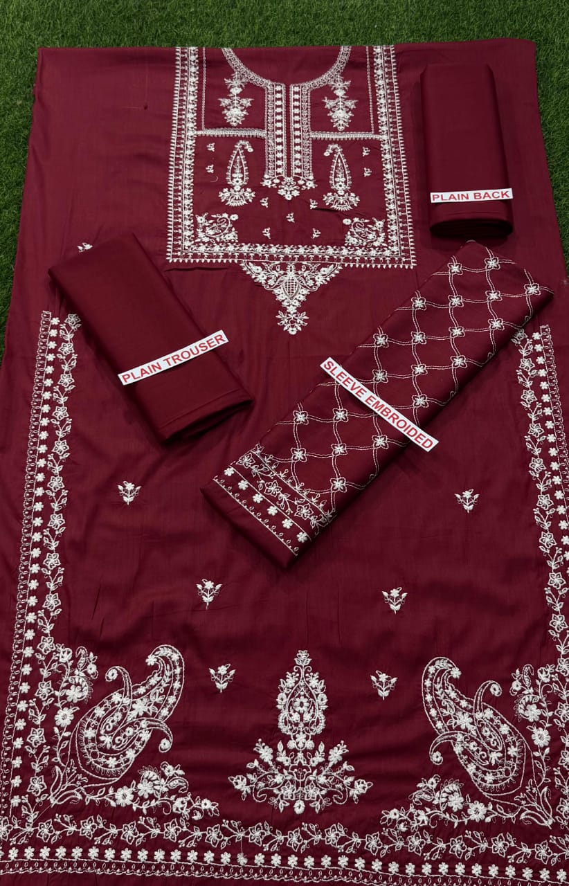 TAWAKAL EMBROIDED LAWN 2PC