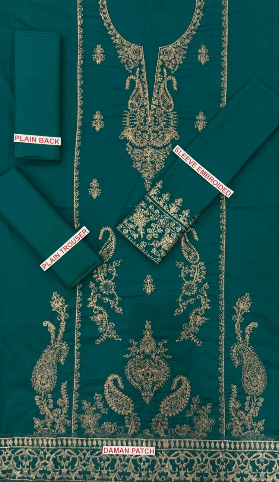 JAZMIN EMBROIDED LAWN 2PC