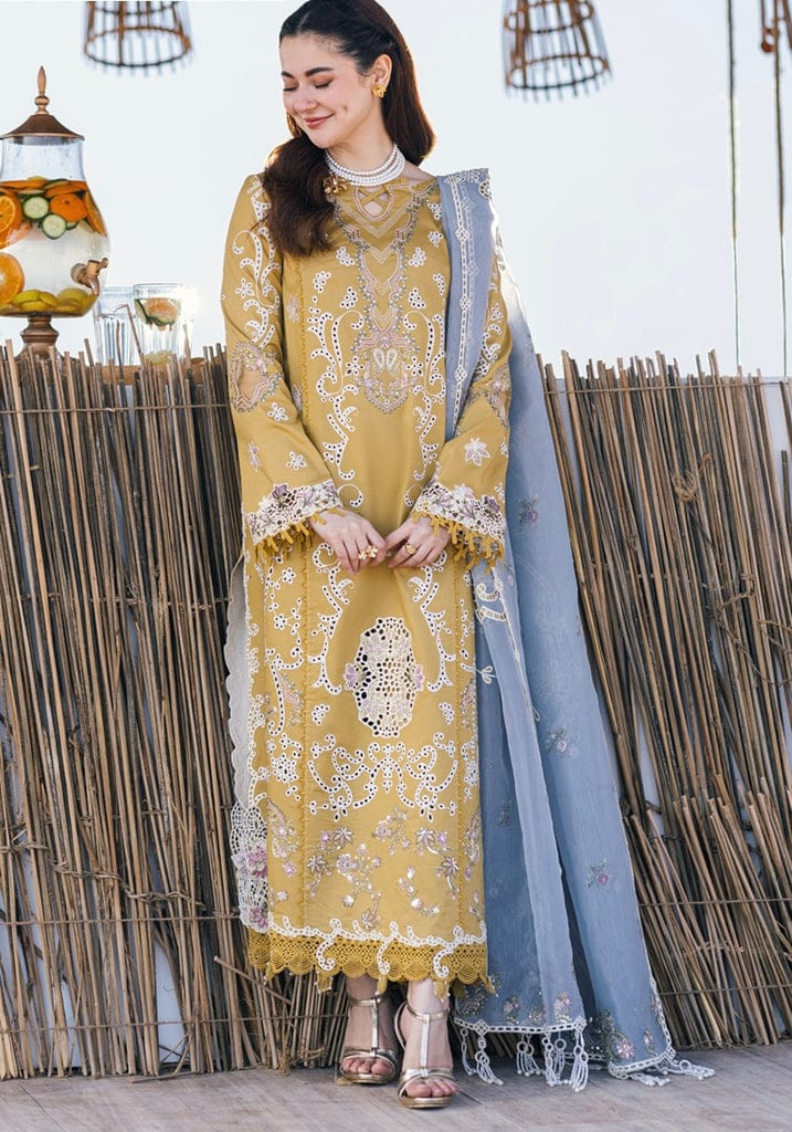 QALAMKAR EMBROIDED LAWN 3PC