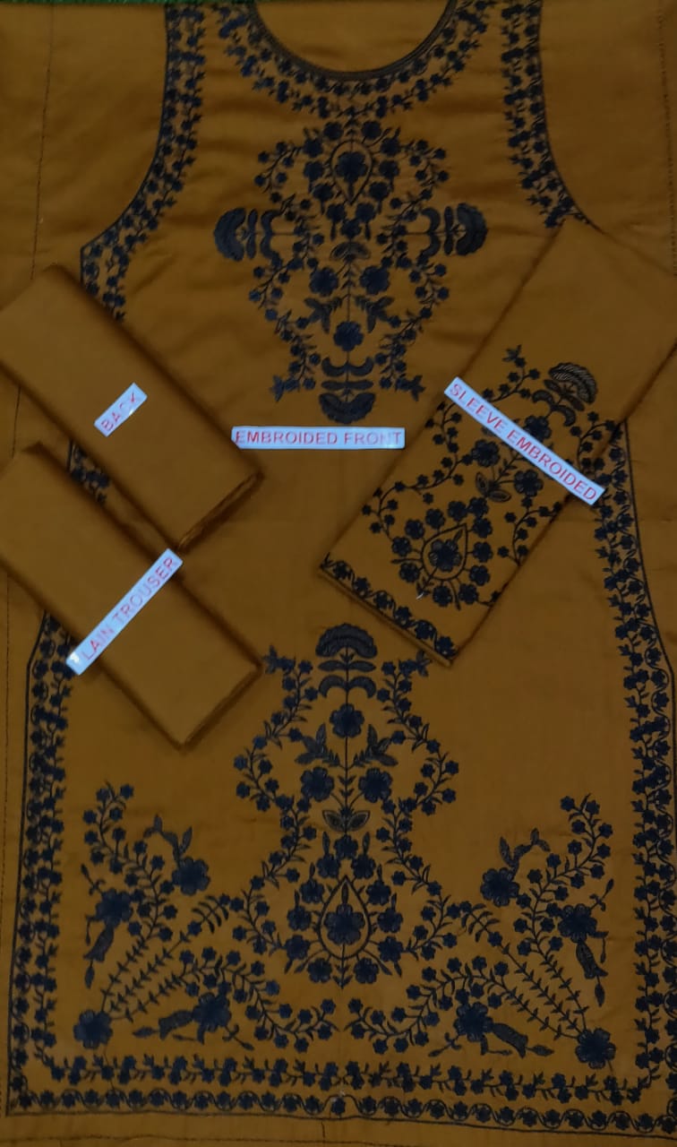 SAPPHIRE EMBROIDED LAWN 2PC