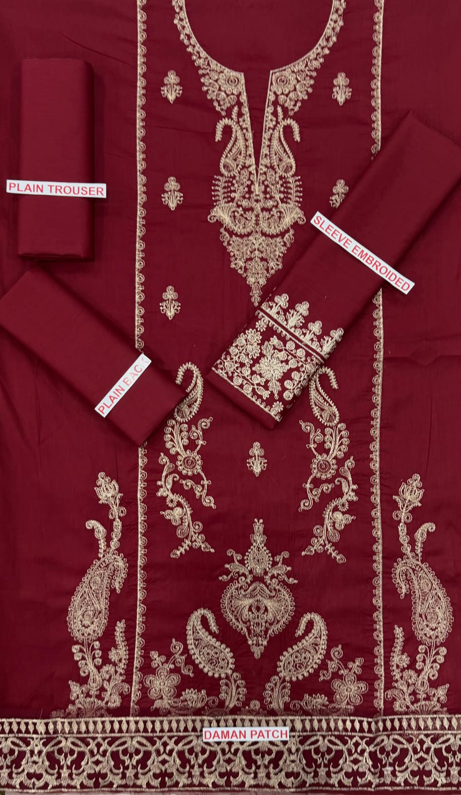 JAZMIN EMBROIDED LAWN 2PC