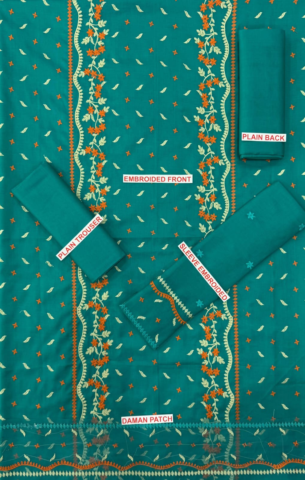 SOBIA NAZIR EMBROIDED LAWN 2PC
