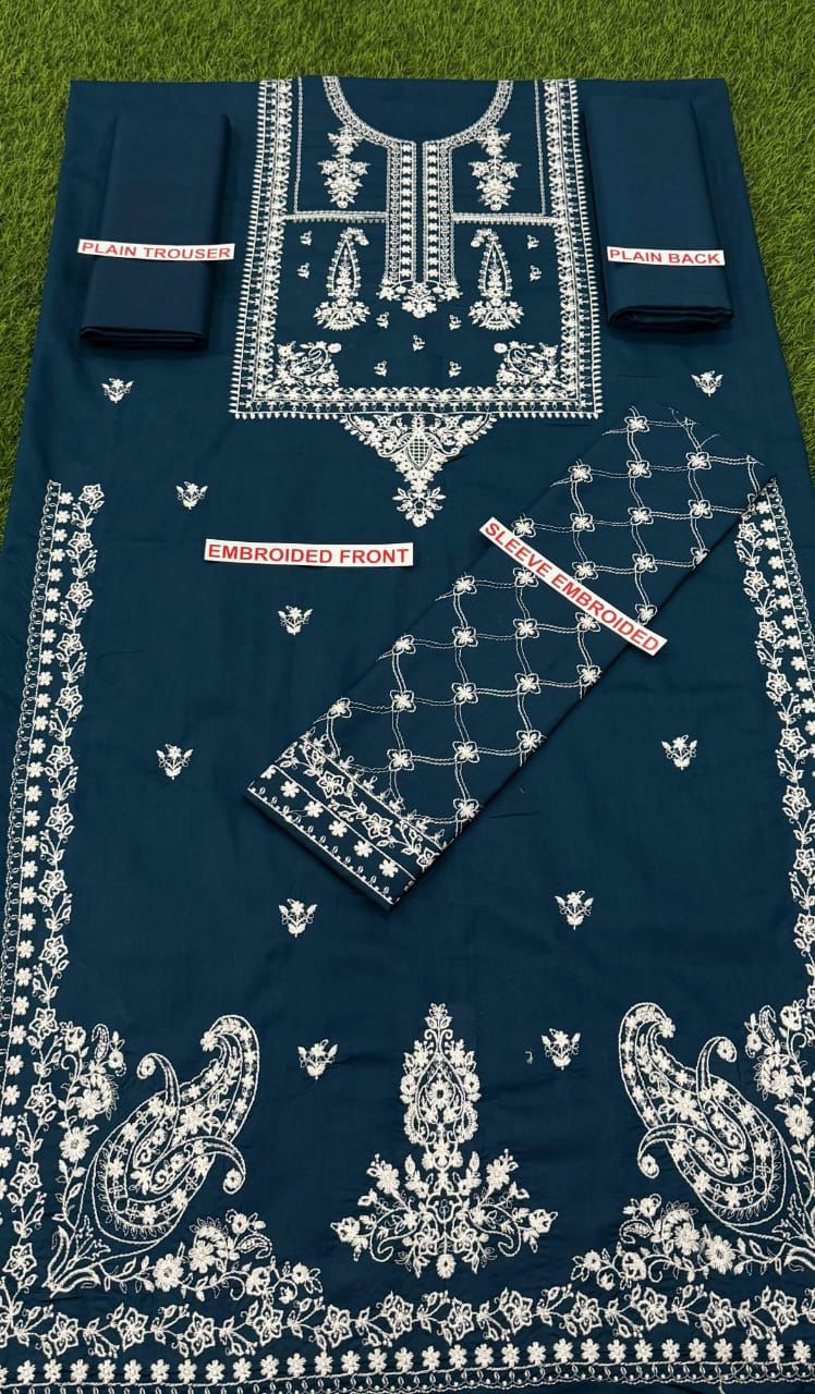 TAWAKAL EMBROIDED LAWN 2PC