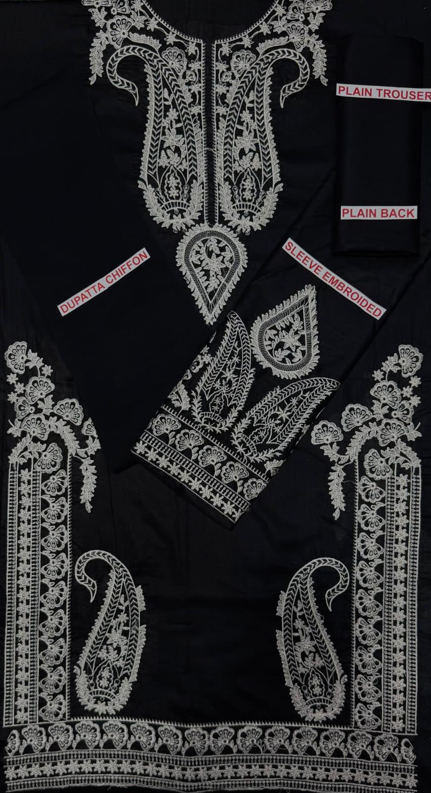 AFREEN EMBROIDED LAWN 3PC