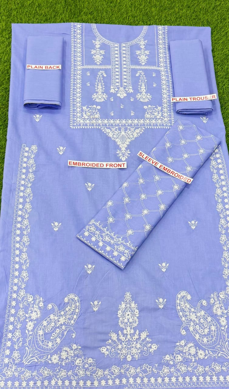 TAWAKAL EMBROIDED LAWN 2PC