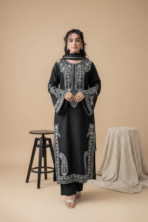 AFREEN EMBROIDED LAWN 3PC