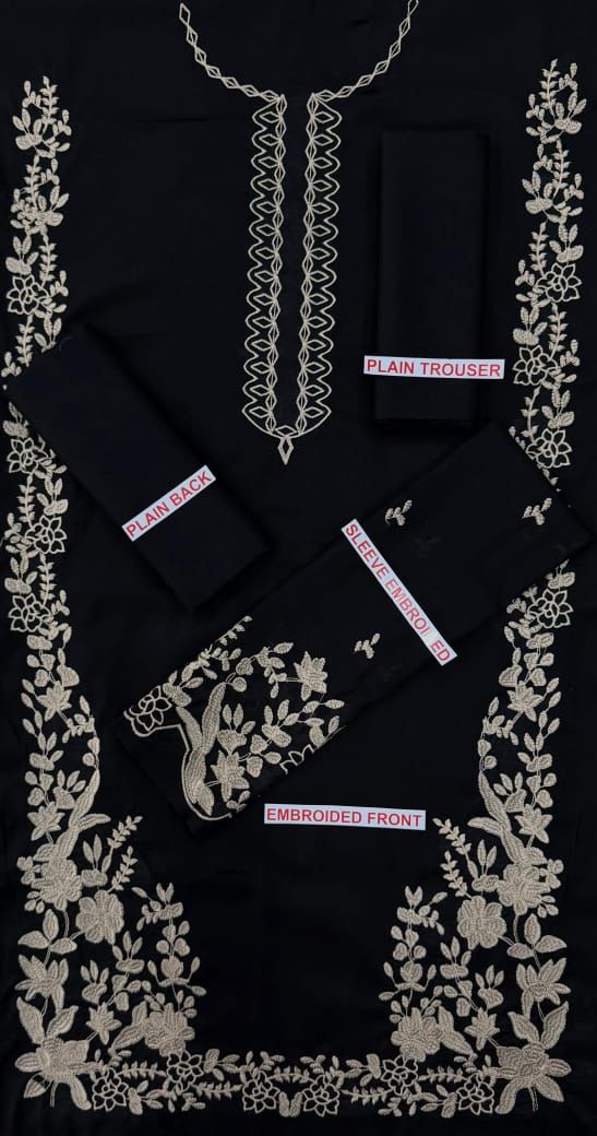 AZURE EMBROIDED LAWN 2PC