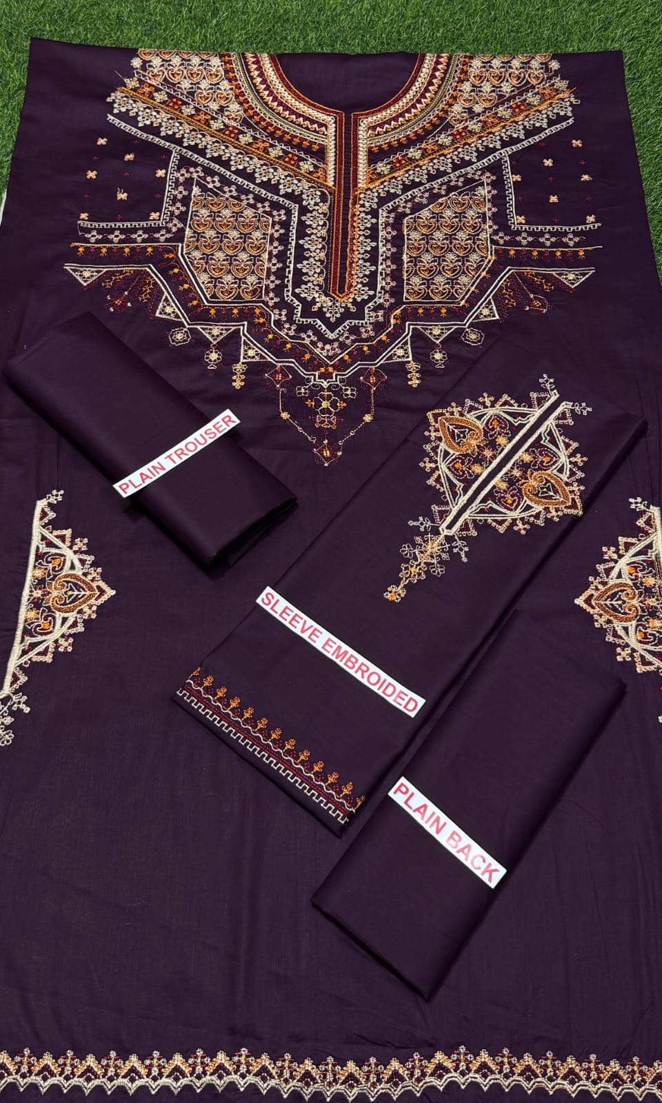 ZARA SHAHJAHAN EMBROIDED LAWN 2PC