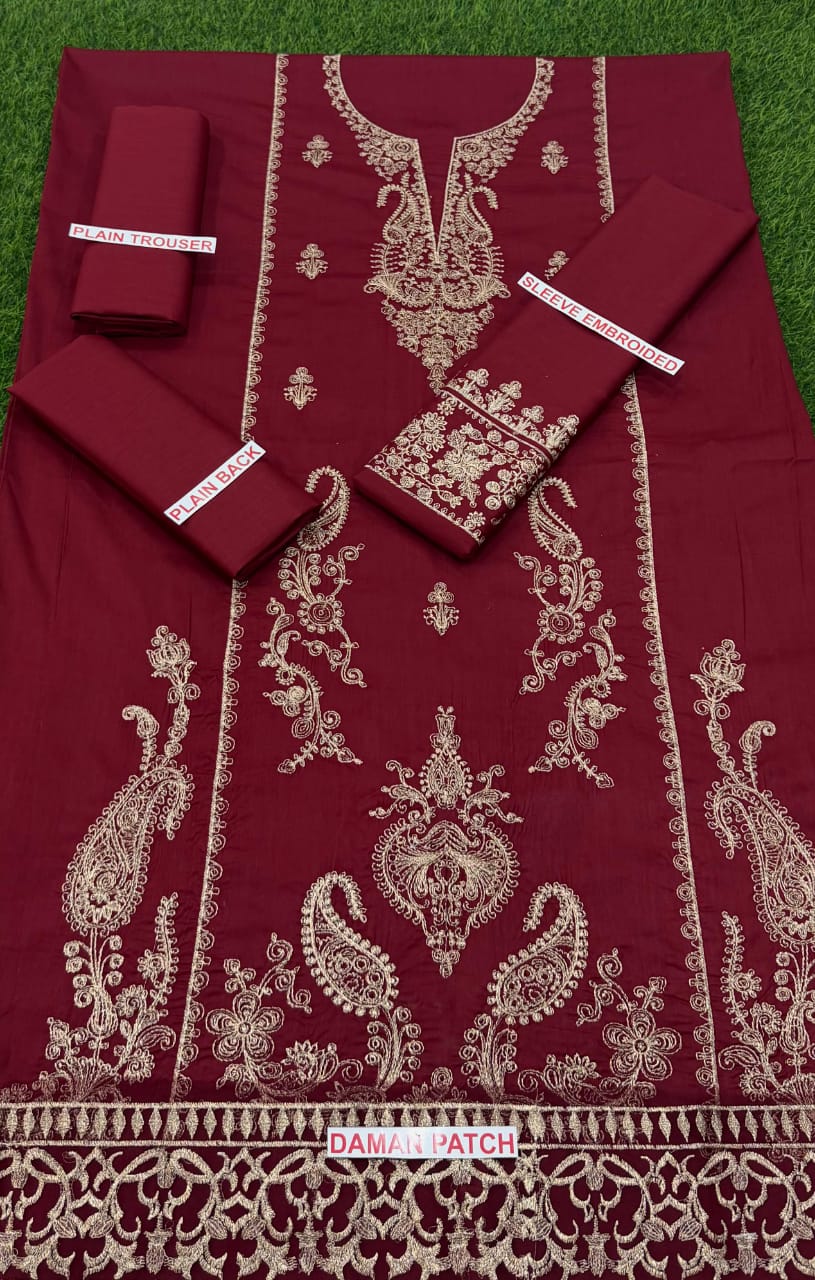 JAZMIN EMBROIDED LAWN 2PC