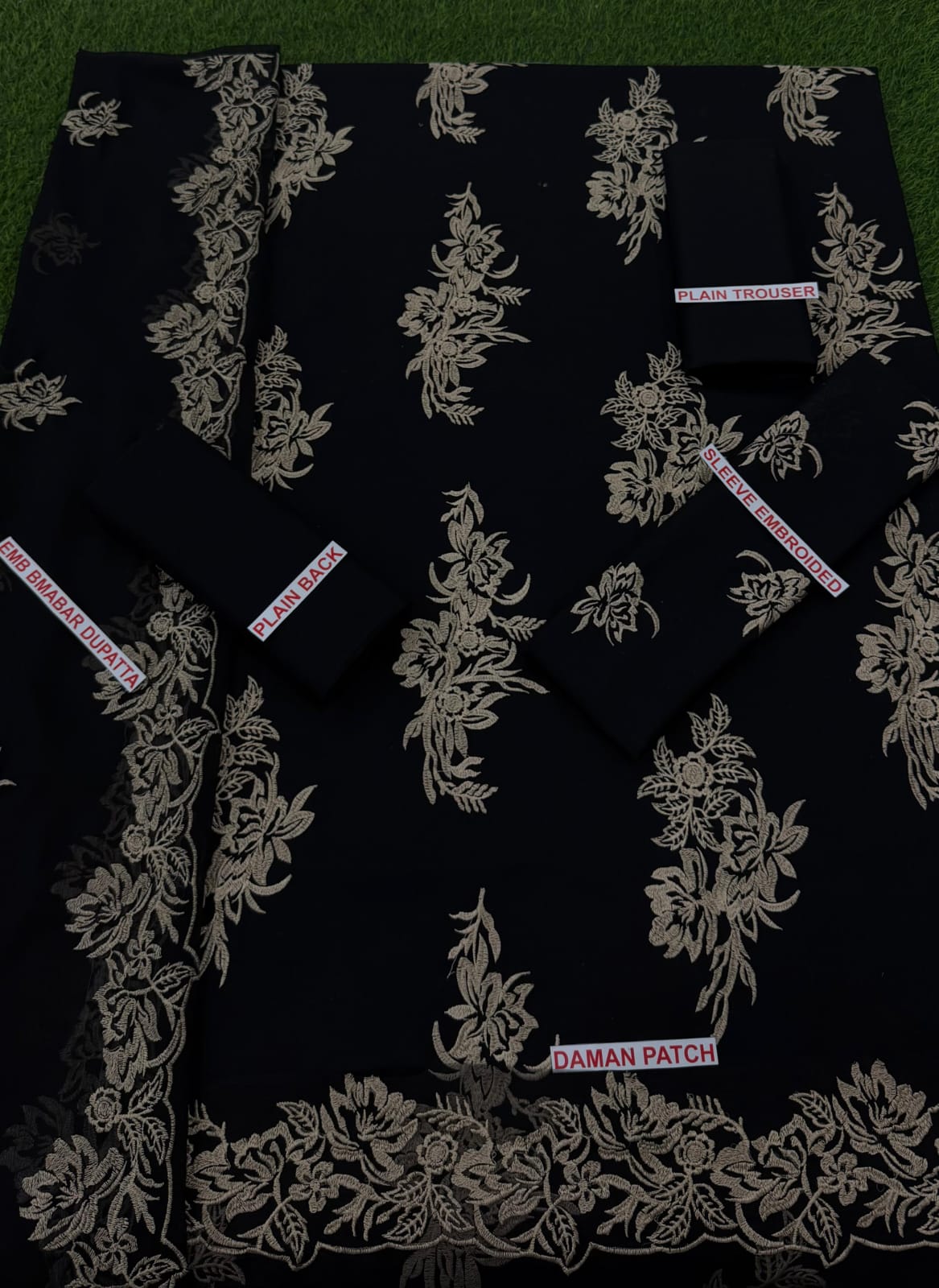 ADAN S LIBAS EMBROIDED LAWN 3PC
