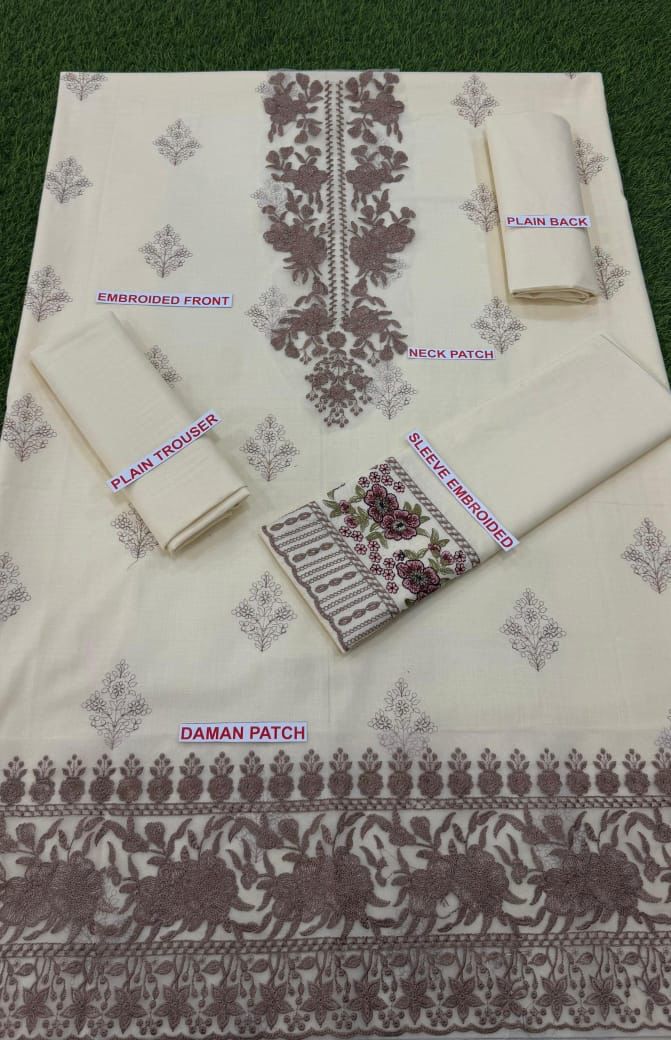 ZAINABCHOTTANI EMBROIDED LAWN 2PC