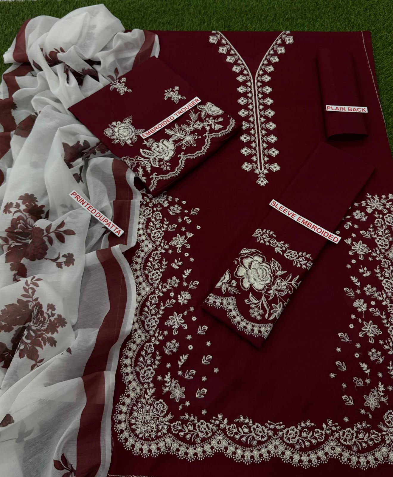 ZARA SHAHJAHAN EMBROIDED LAWN 3PC