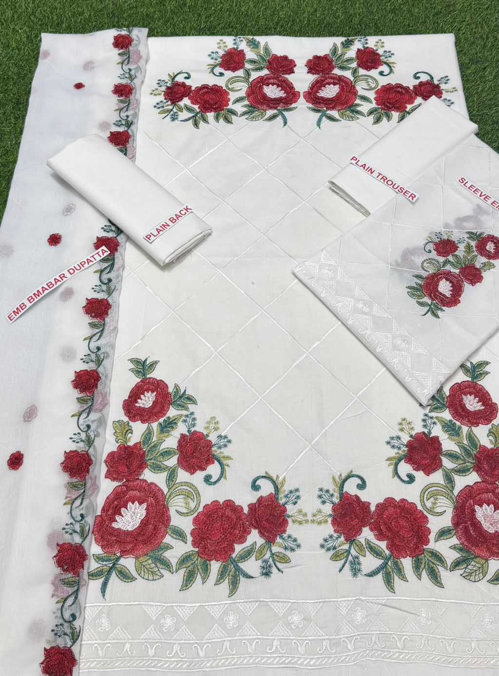 CHARIZMA EMBROIDED LAWN 3PC