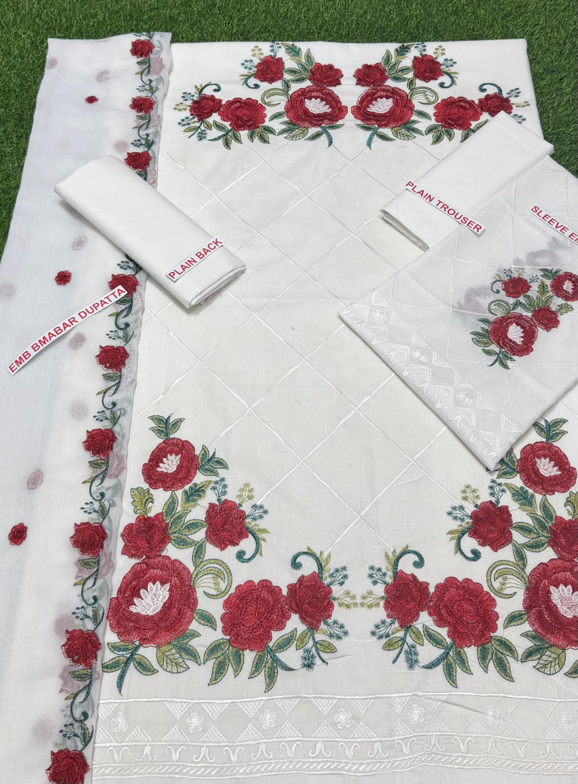 CHARIZMA EMBROIDED LAWN 3PC