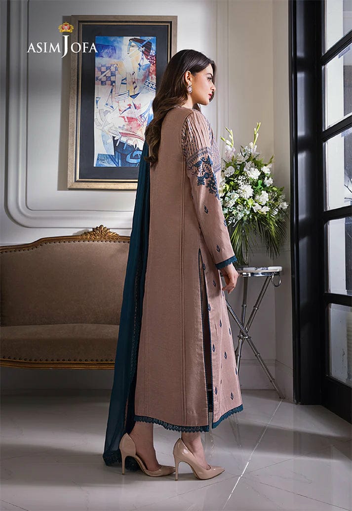 ASIMJOFA EMBROIDED LAWN 3PC
