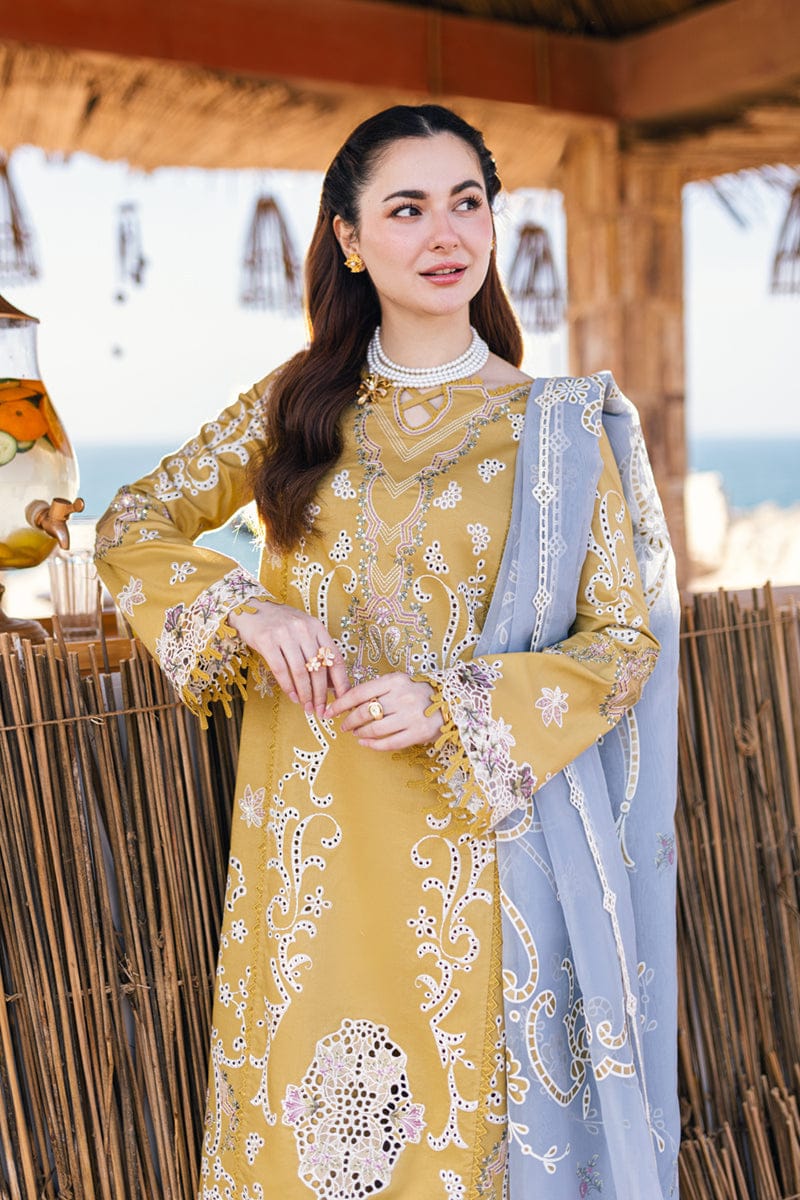 QALAMKAR EMBROIDED LAWN 3PC