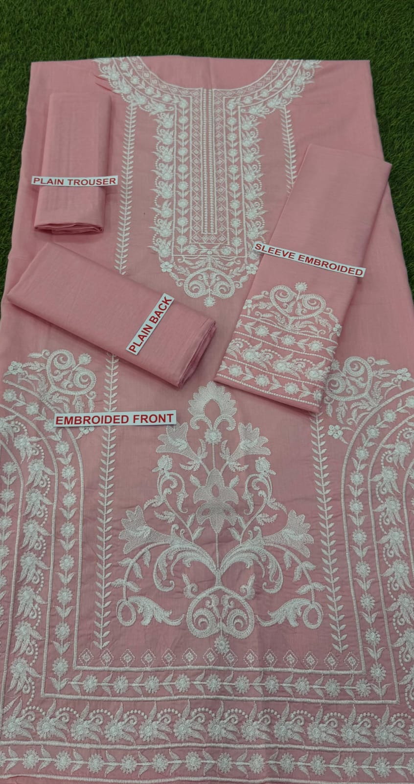 AZURE EMBROIDED LAWN 2PC