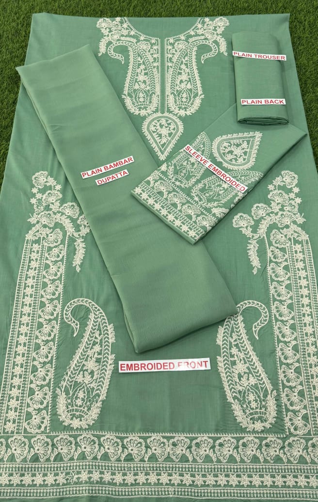 AFREEN EMBROIDED LAWN 3PC