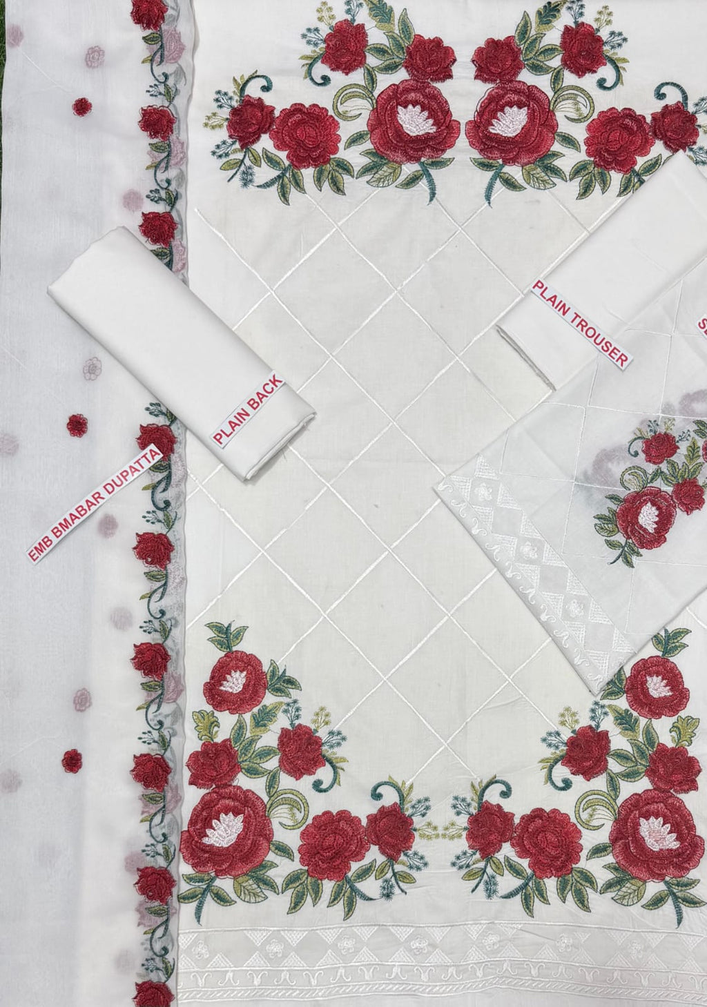 CHARIZMA EMBROIDED LAWN 3PC
